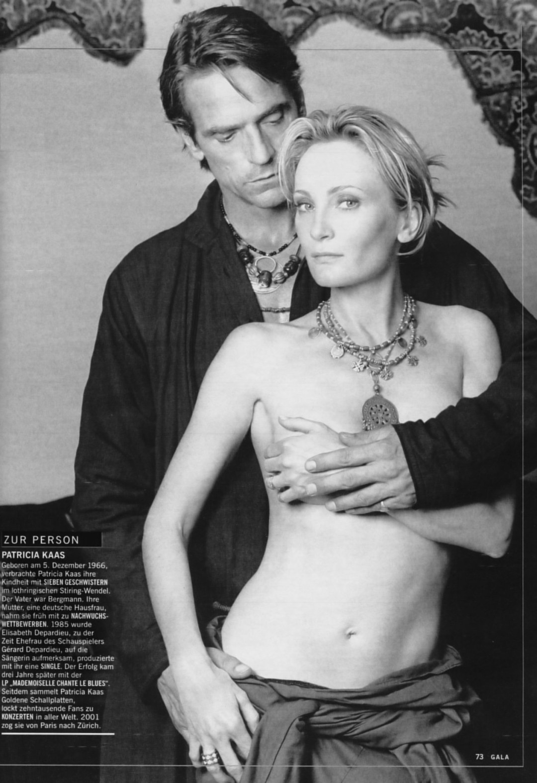 Aleun Delon y Patricia Kaas