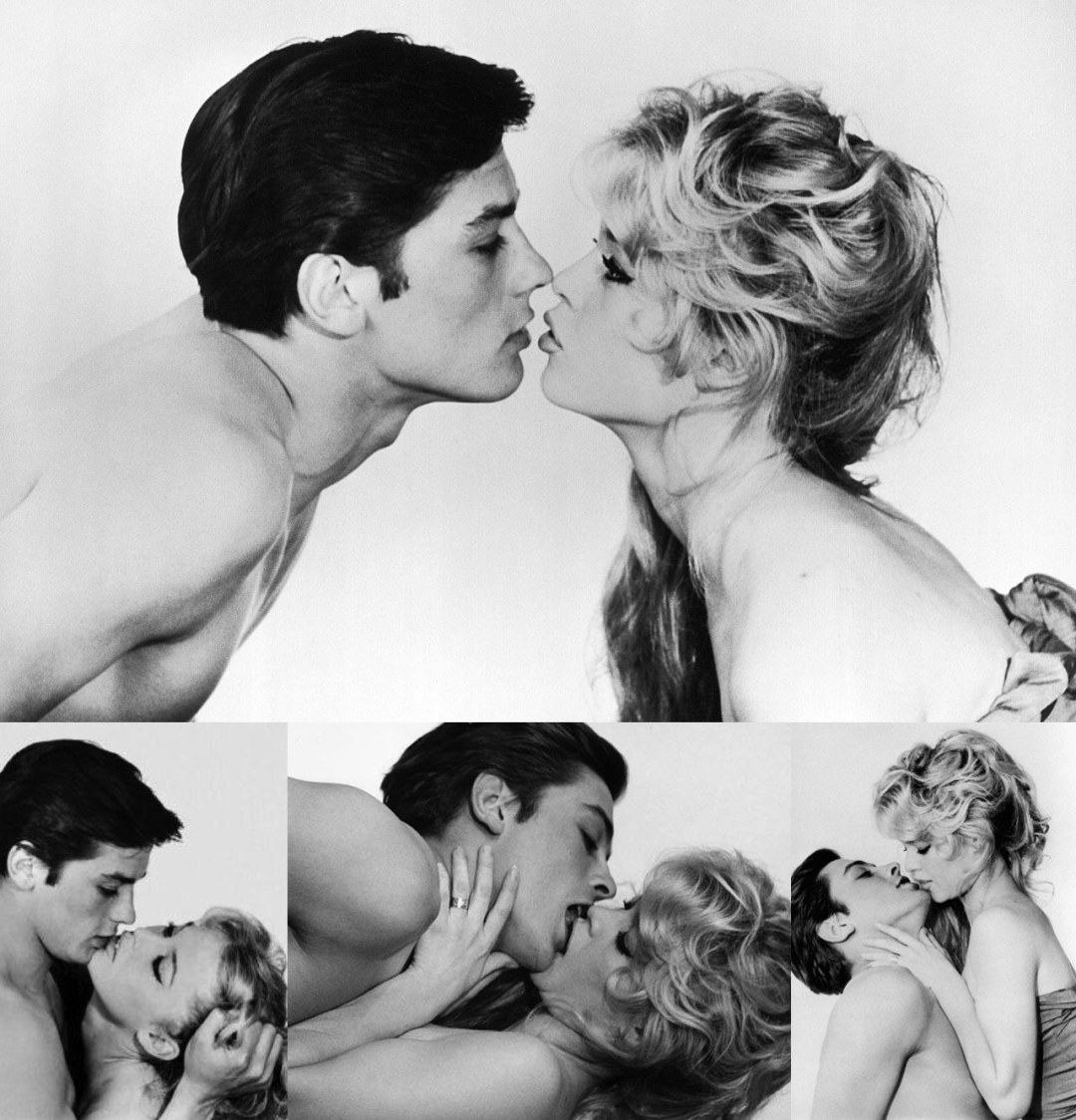 La mujer se inclinó en la tienda