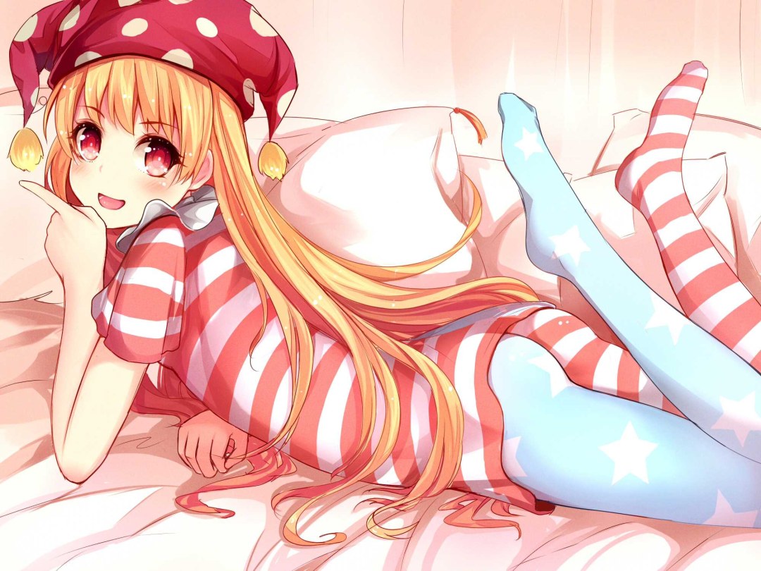 Chicas de anime en calcetines