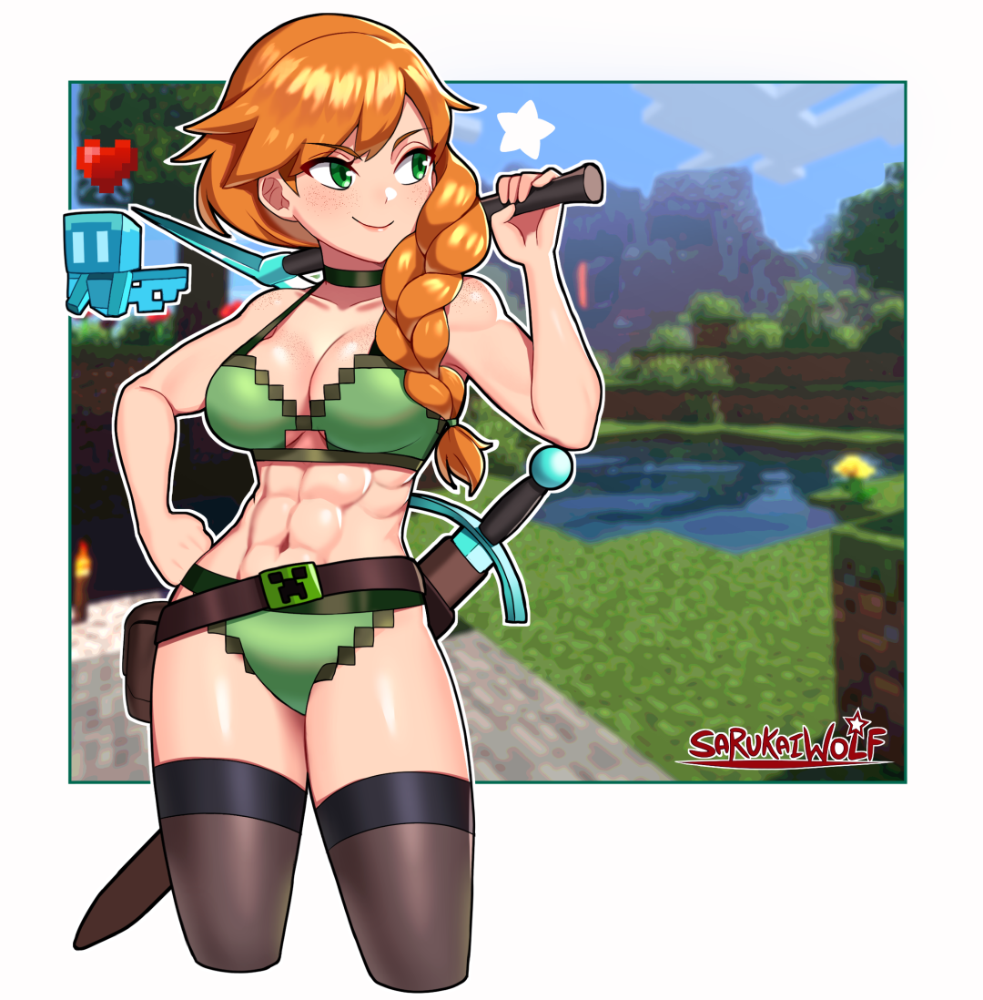 Mujeres desnudas de Minecraft