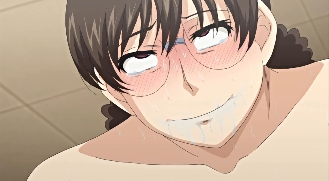 Madre cubierta de semen que ha sido tratada sexualmente con la amiga de su hijo Masegaki