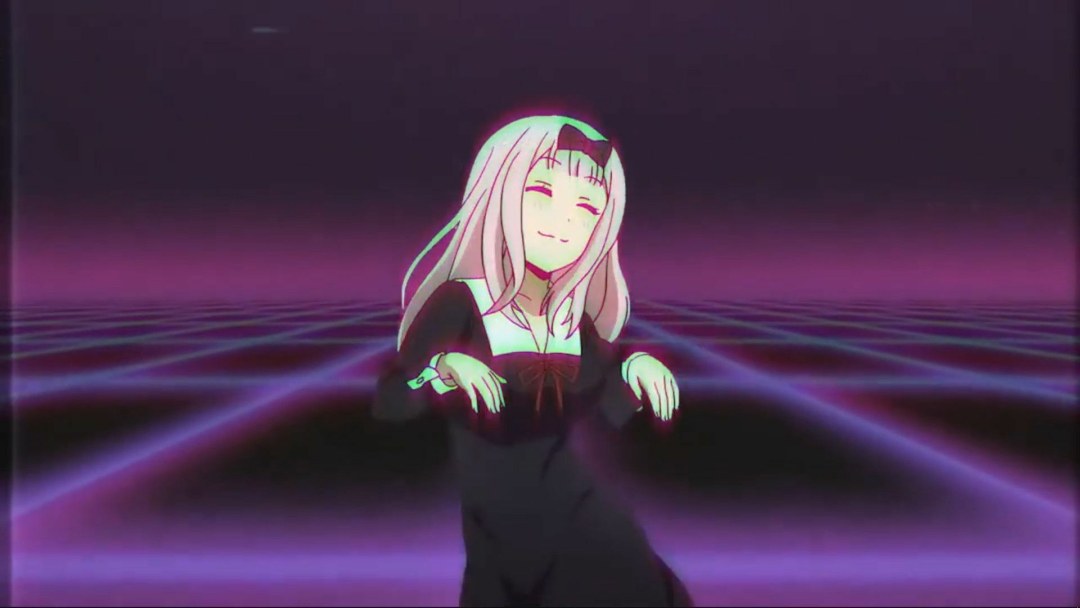 La señora Kaguya está bailando