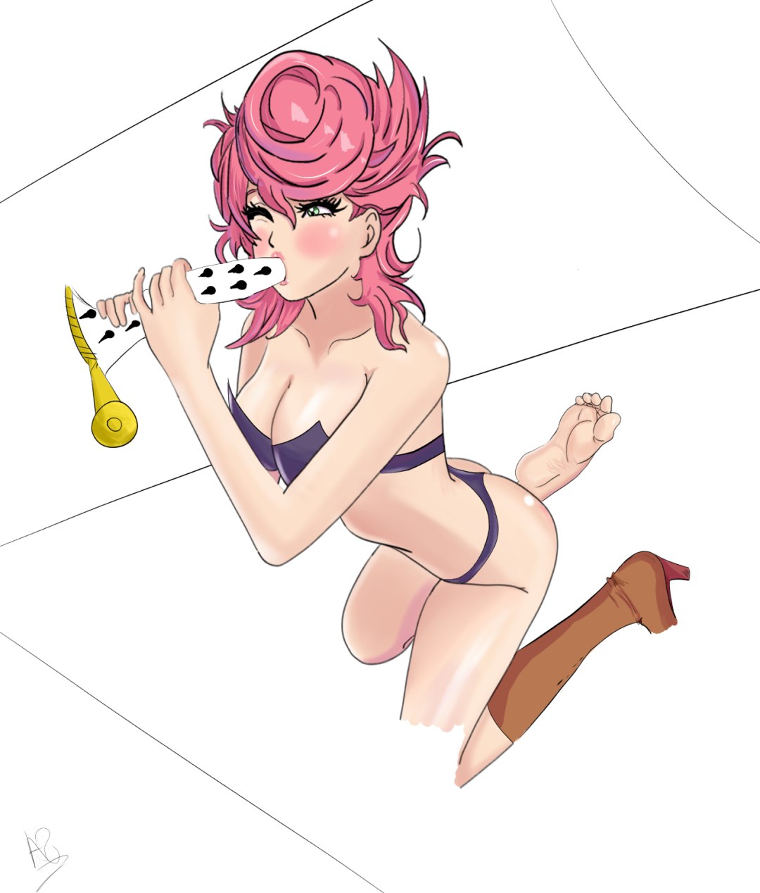 JoJo Hentai Bruno y Trish