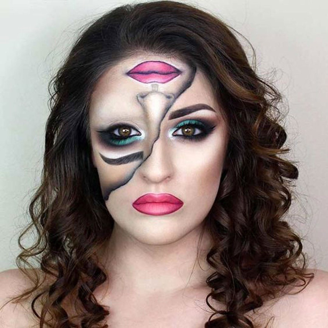 Maquillaje en las mejillas