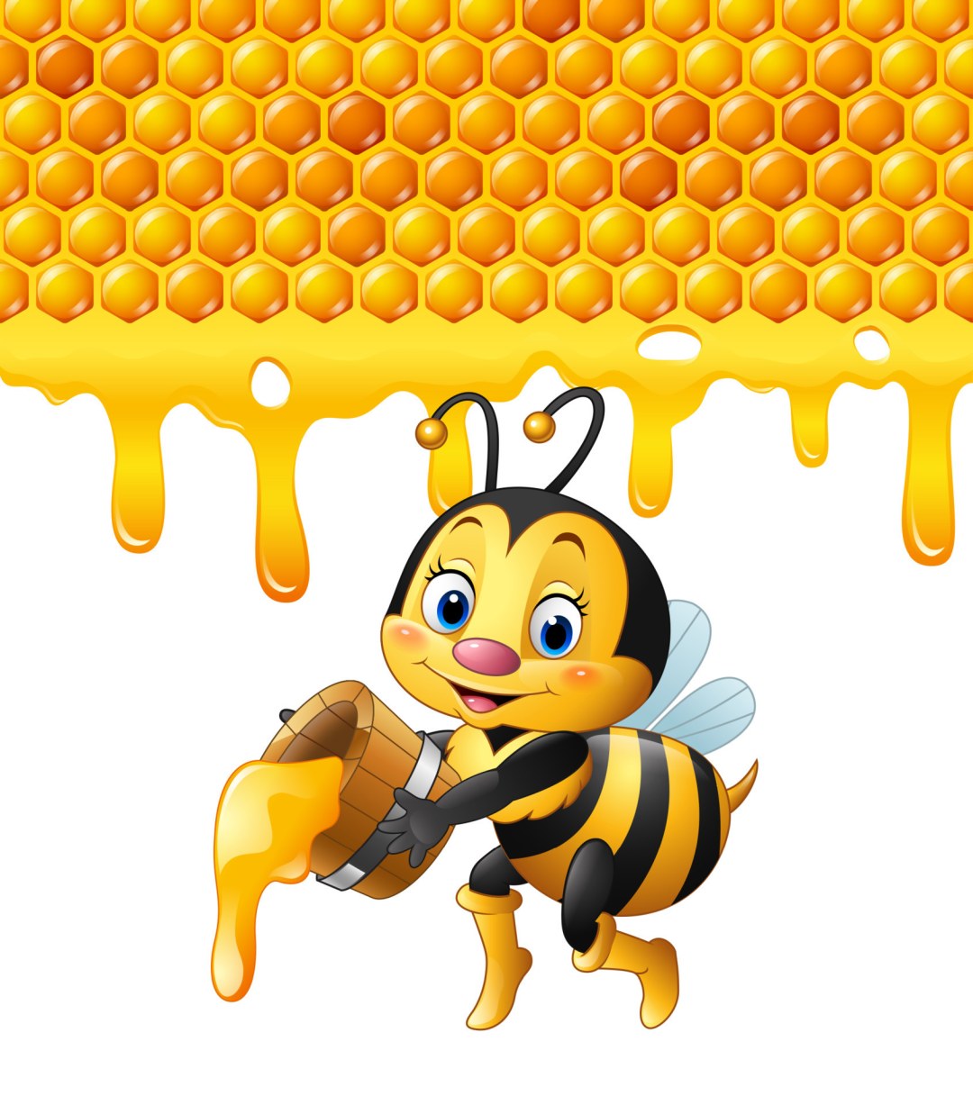 Sot con una abeja
