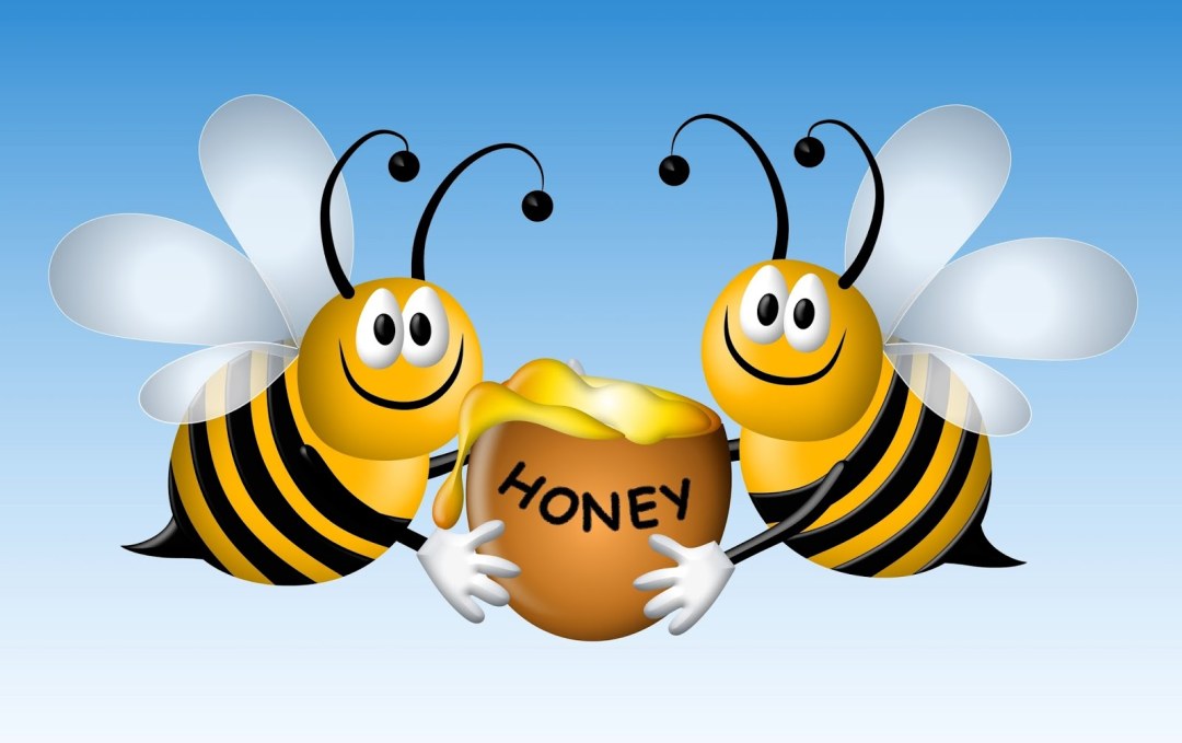 Antecedentes de abeja para el jardín de infantes