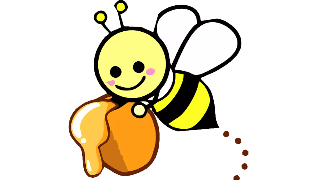 La abeja es fácil para los niños