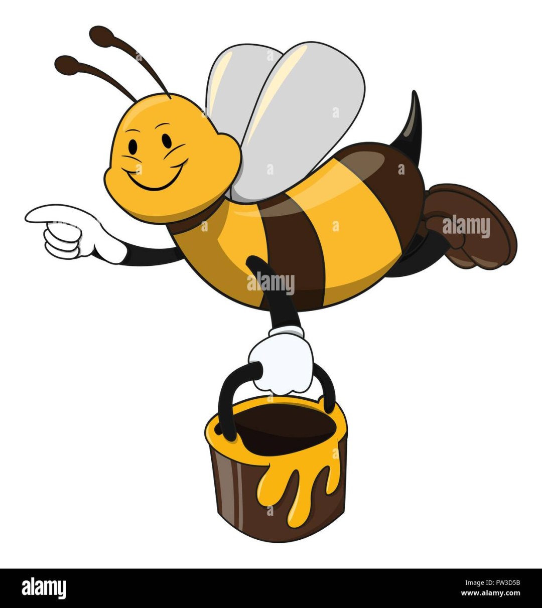 Vista de abejas desde arriba