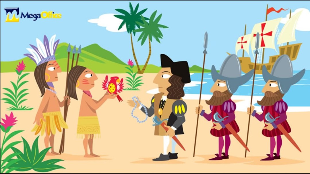 Dibujos de los indios por los españoles Columbus