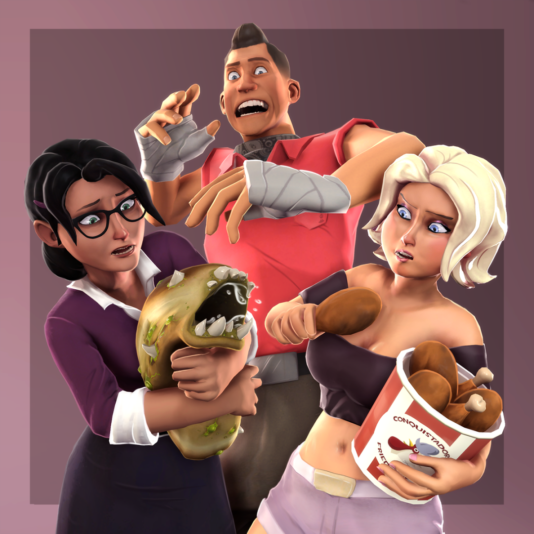 TF2 Medic X Miss Pauling