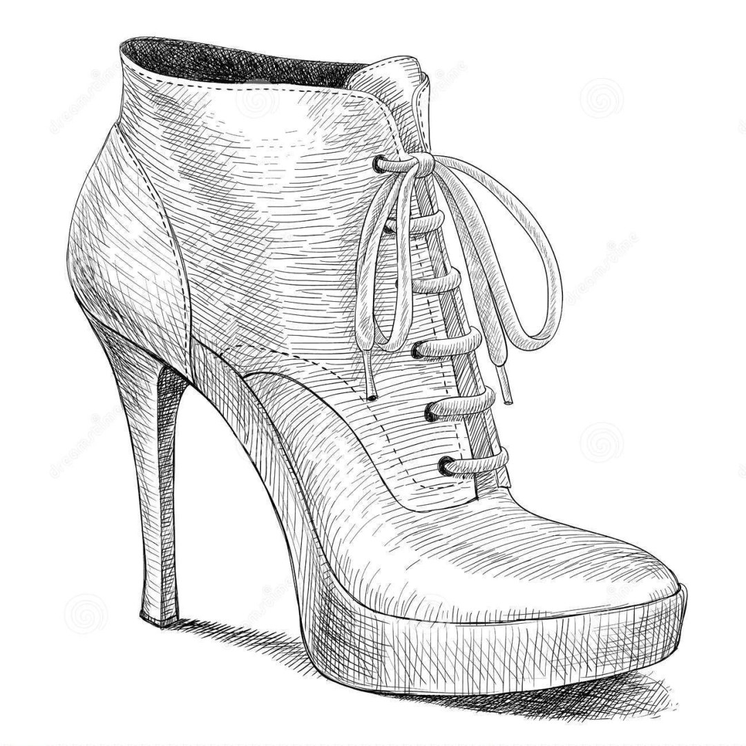 Zapatos con lápiz
