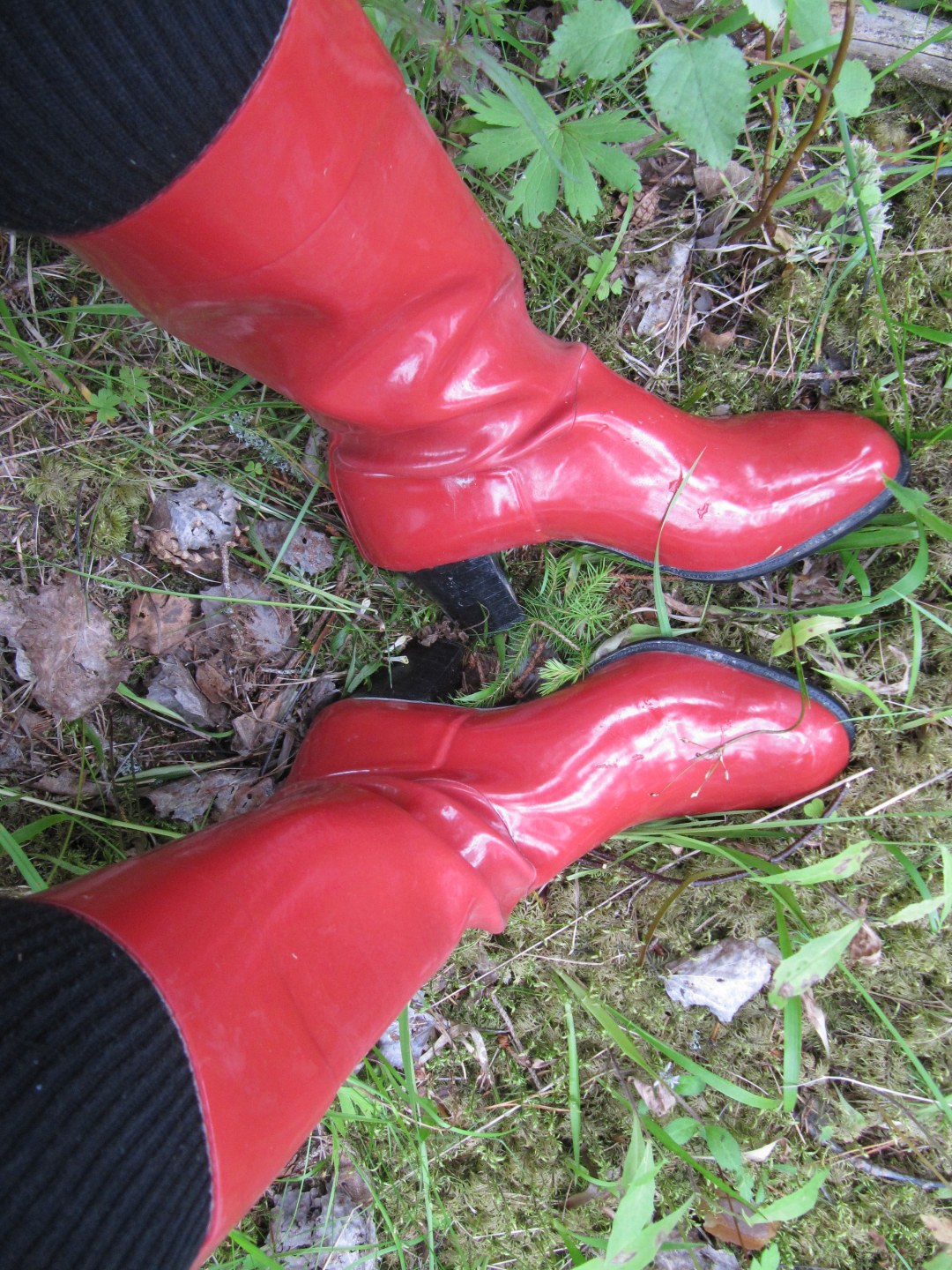 Botas de goma sovética para mujeres