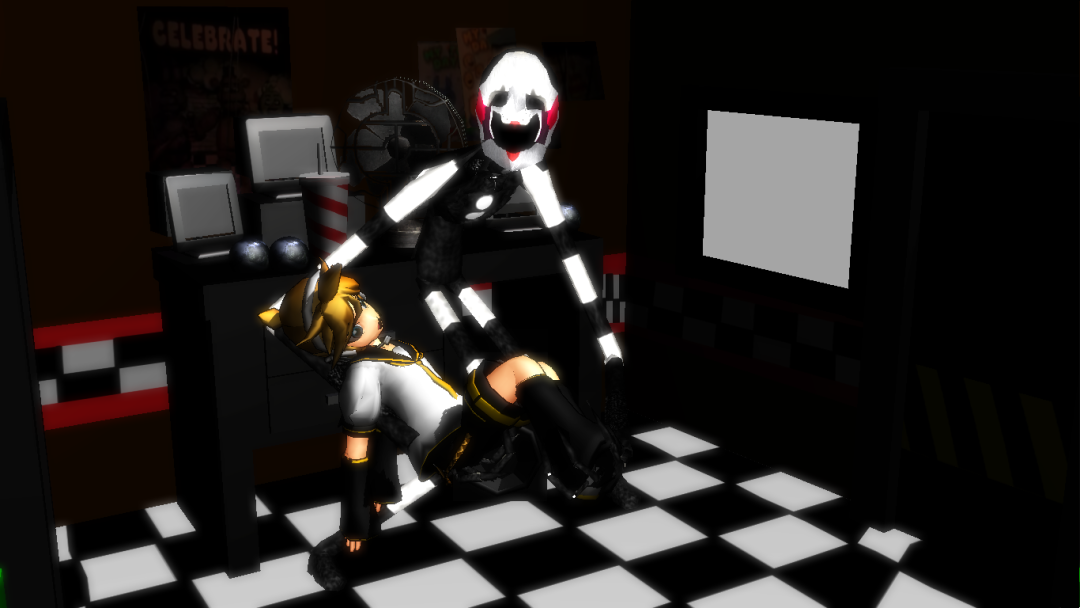Fnaf 2 títere y esa chica