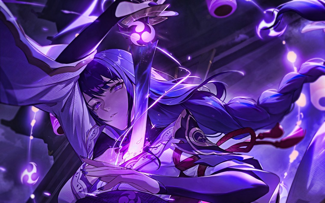 Raiden Genshin en AU