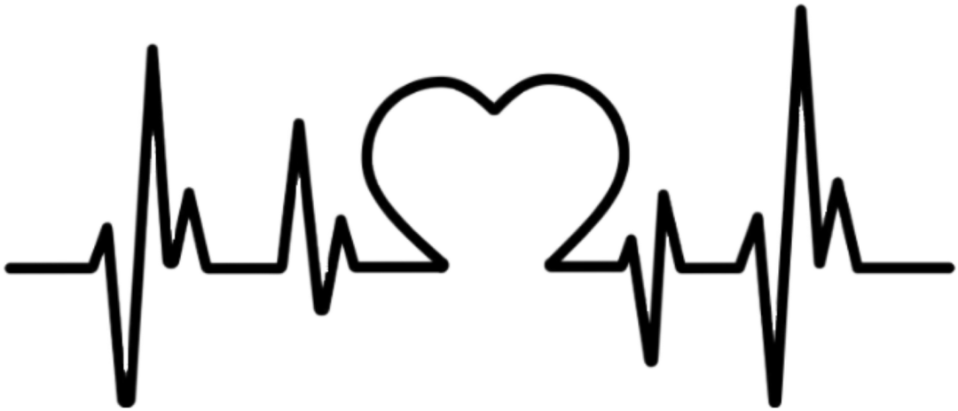 Dibujo de cardiograma del corazón