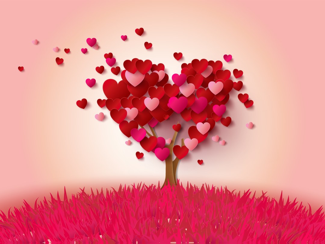 El corazón está hecho de madera
