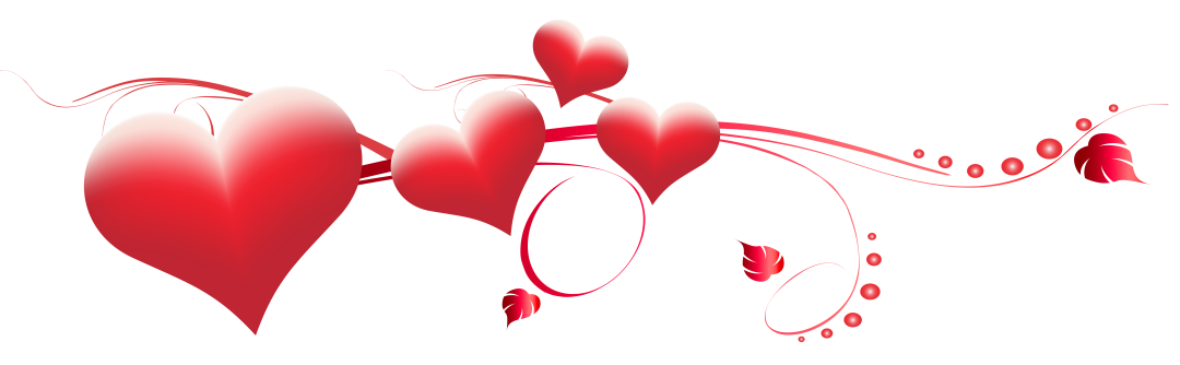 Día de San Valentín sobre un fondo blanco