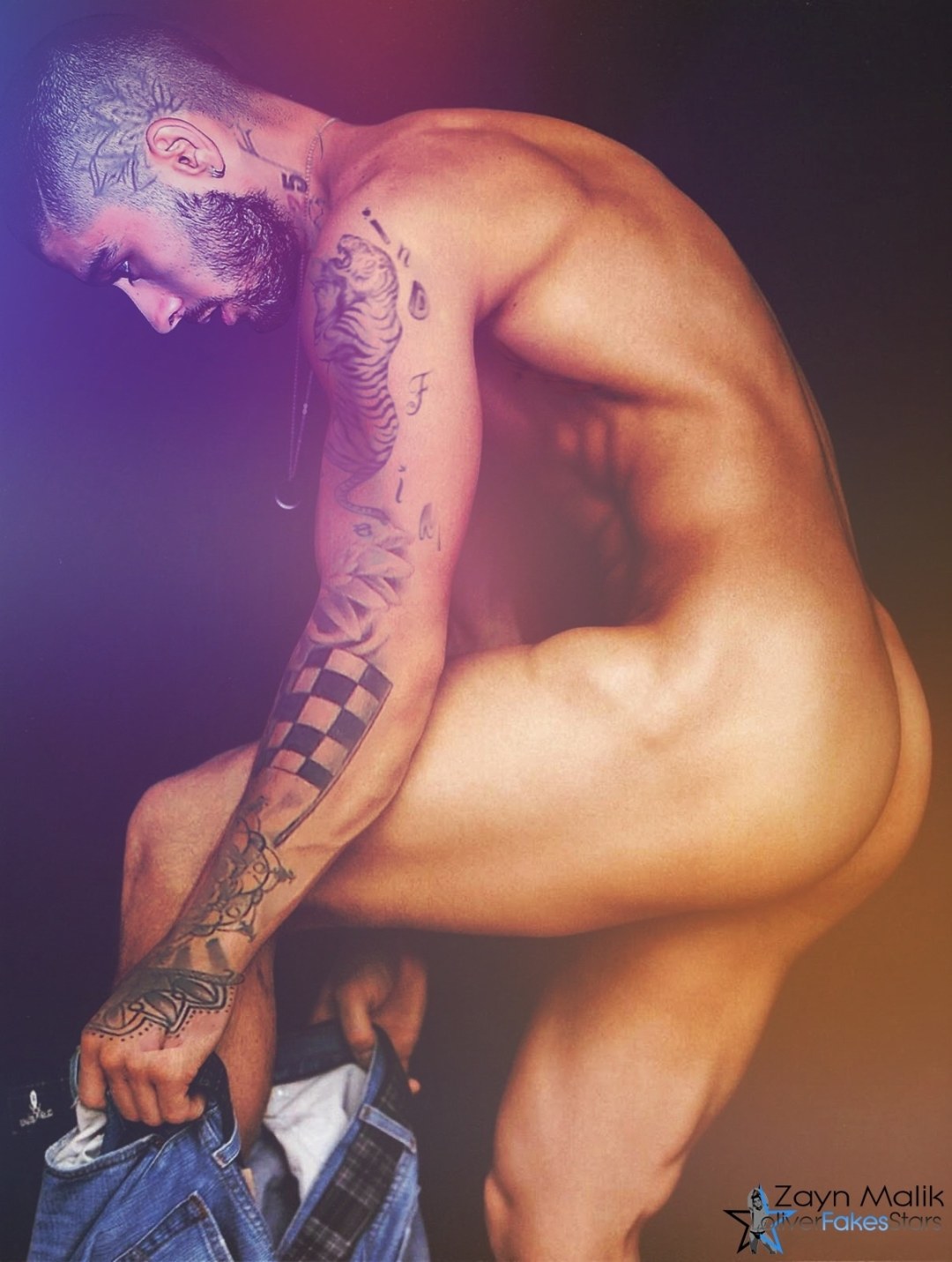 Modelo de hombre caliente Zayn Malik filtrado cinta de sexo macho gay macho