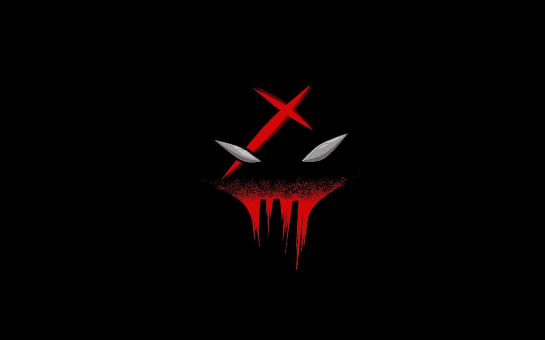 Logotipo rojo negro