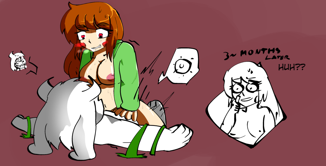Underale Hentai Azriel y Chara