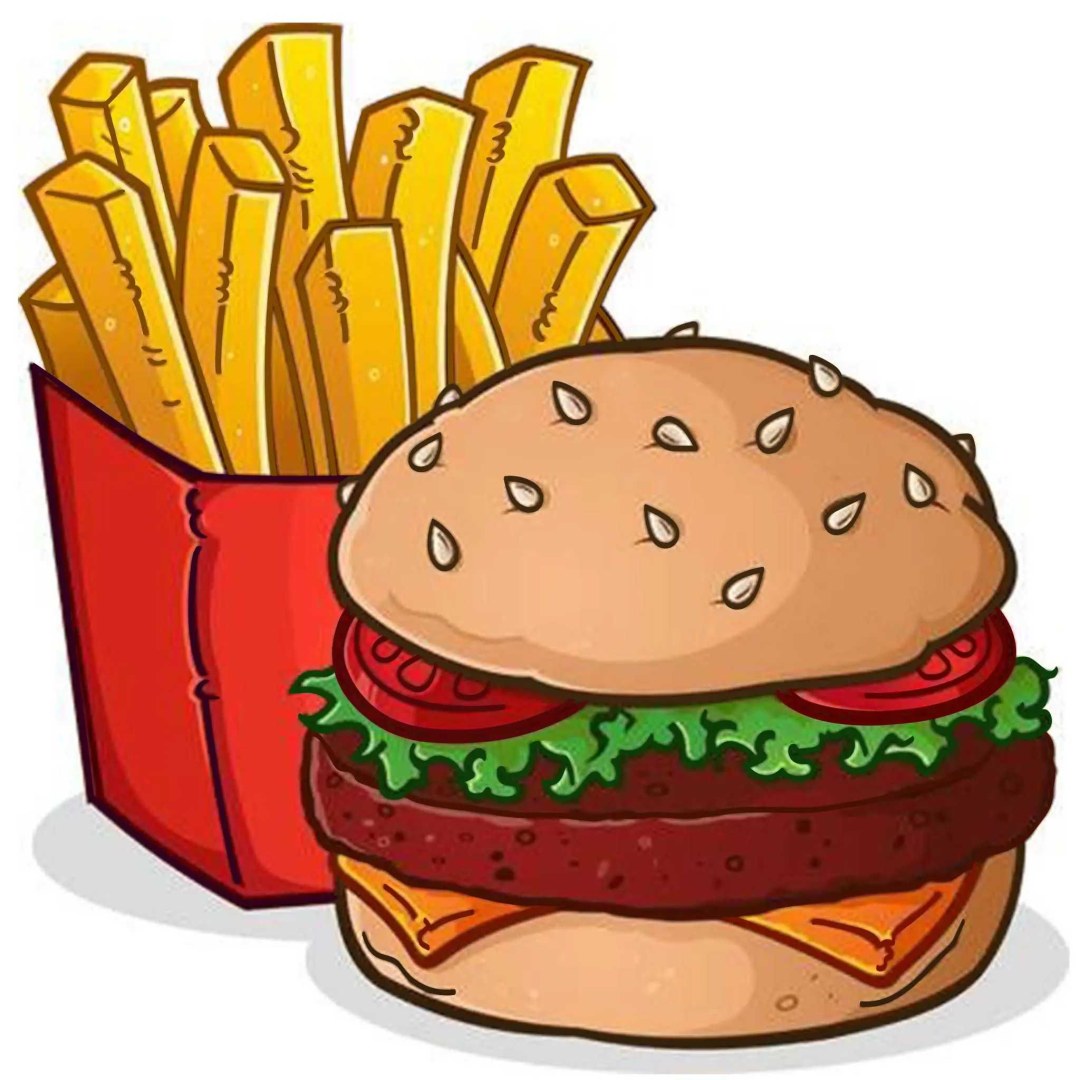 Boceto de hamburguesas