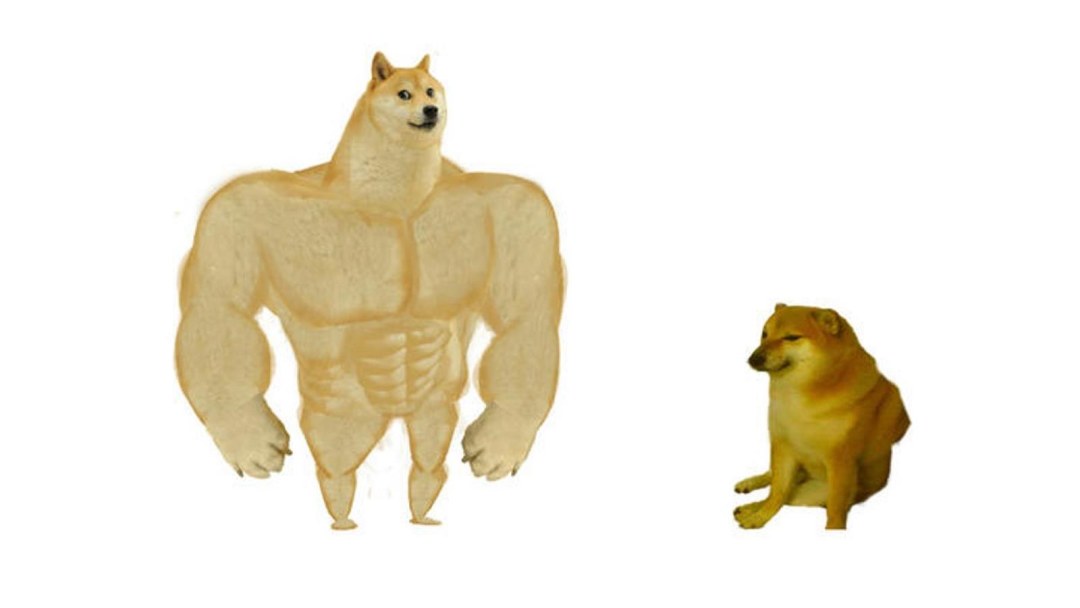 Perros fuertes y débiles