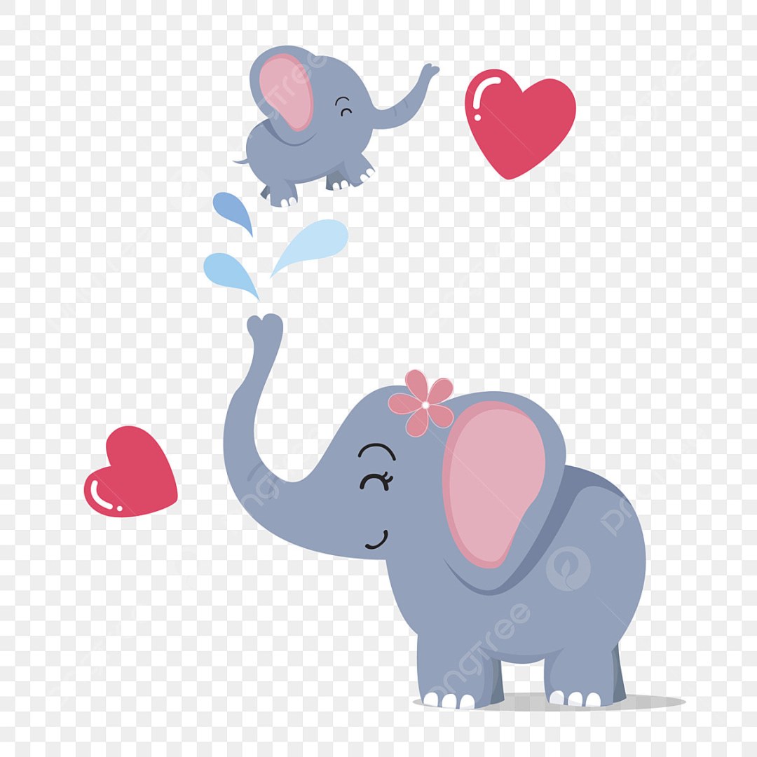 Elefante y elefante para niños
