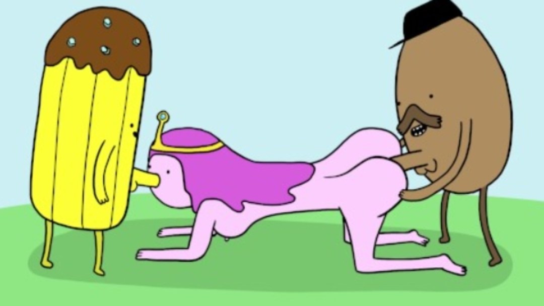 Hentai Jake y chicle de burbujas