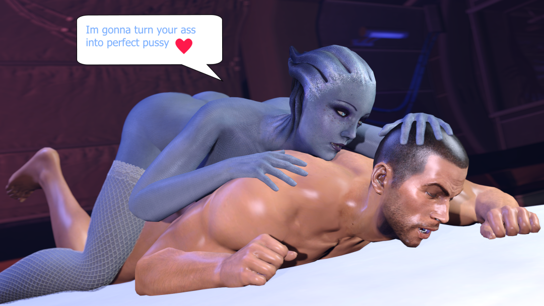 Mass Effect Liara Futanari
