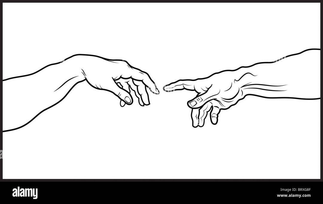 Creación de Michelangelo Adam Vector