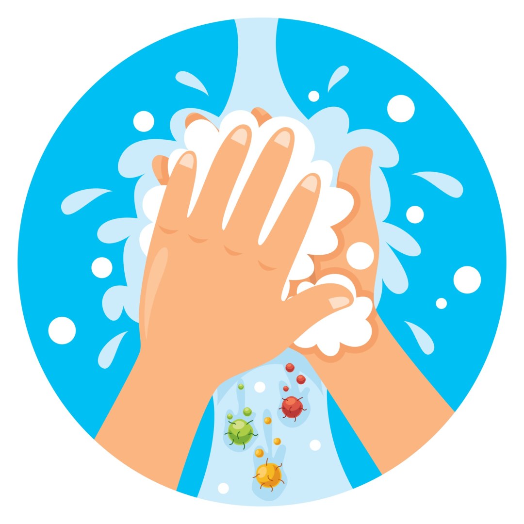 Icono de lavado de manos para niños
