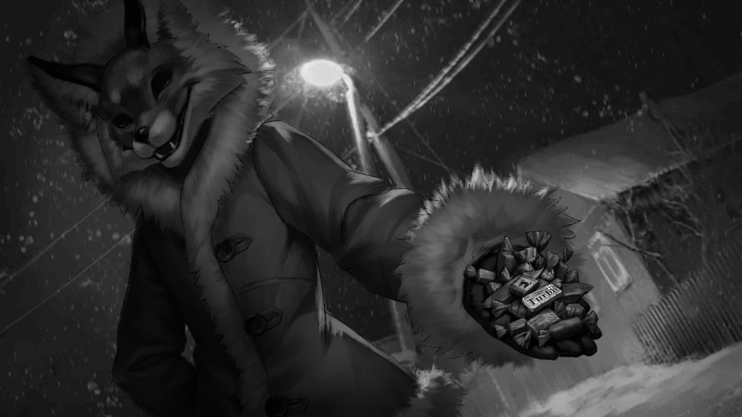 Conejito con un letrero