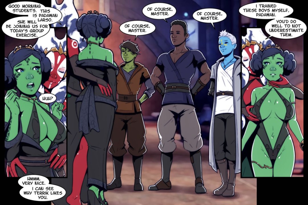 Dave Cheung Star Wars Hentai Comics