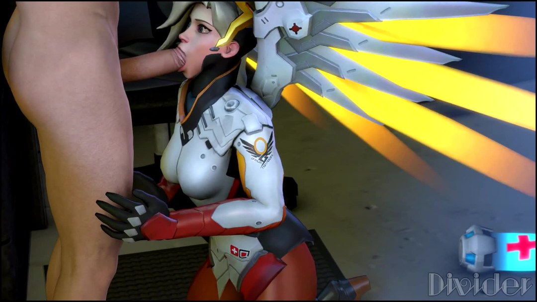 Overvotch Mercy bruja hentai