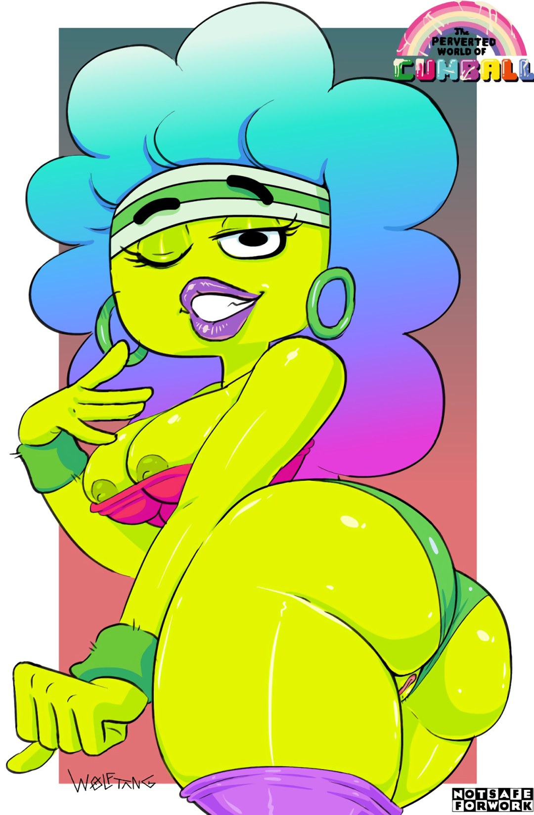 El increíble mundo de Gambola Jackie desnudo