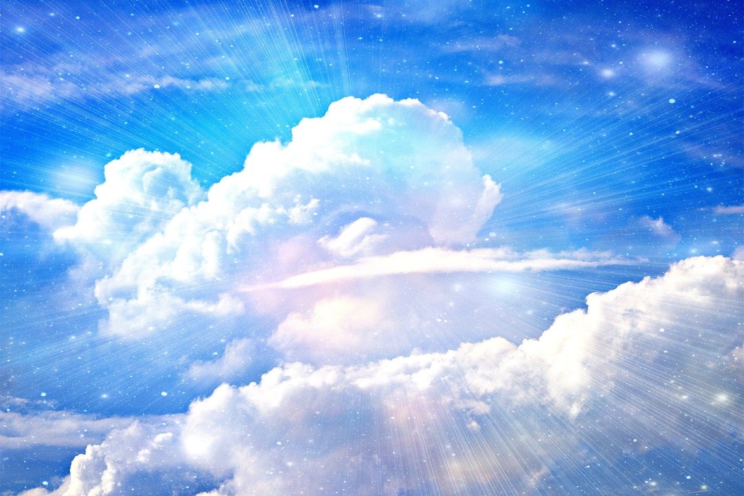 Nubes azules
