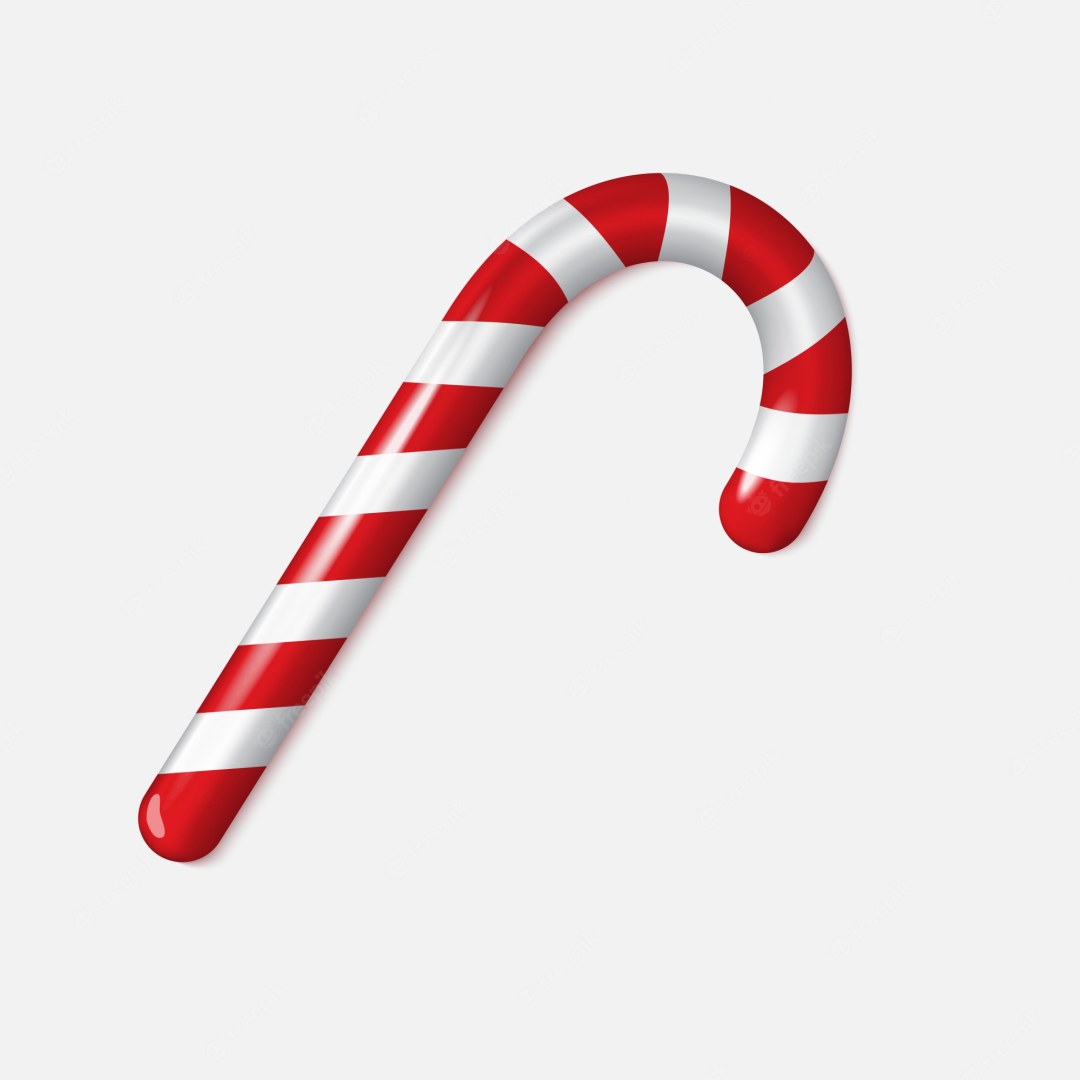 Candy Kane Christmas Sweets Plantillas de trineo