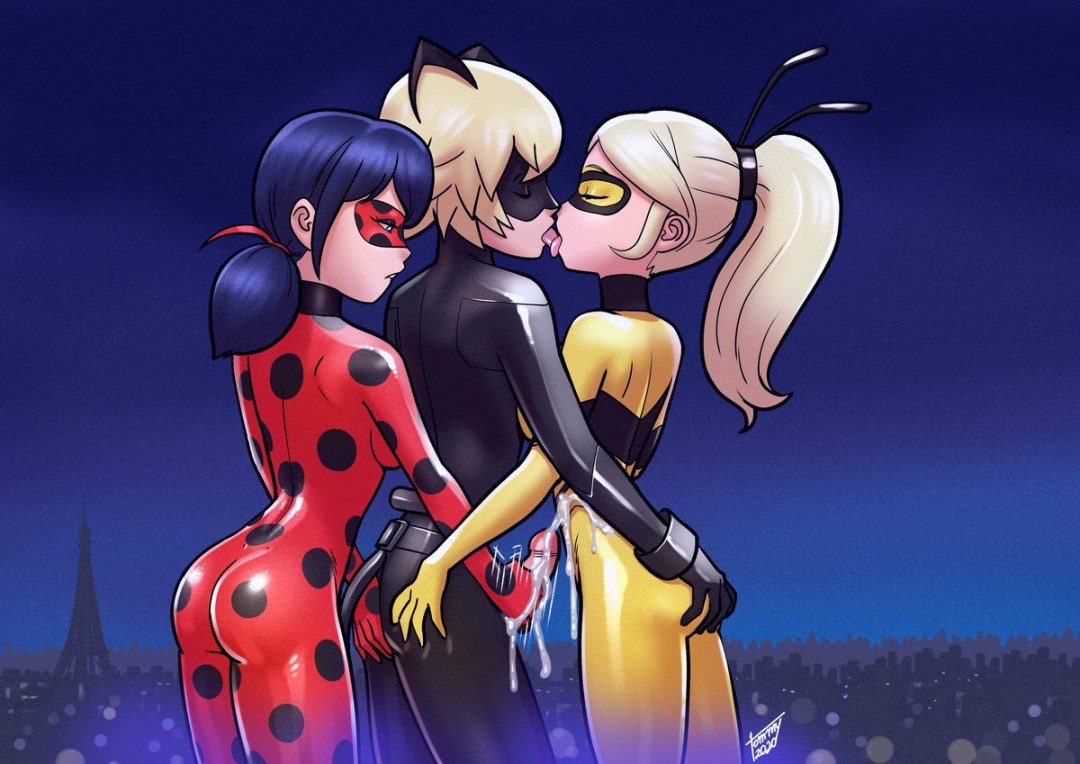 Lady Bug y Super Cat Hentai