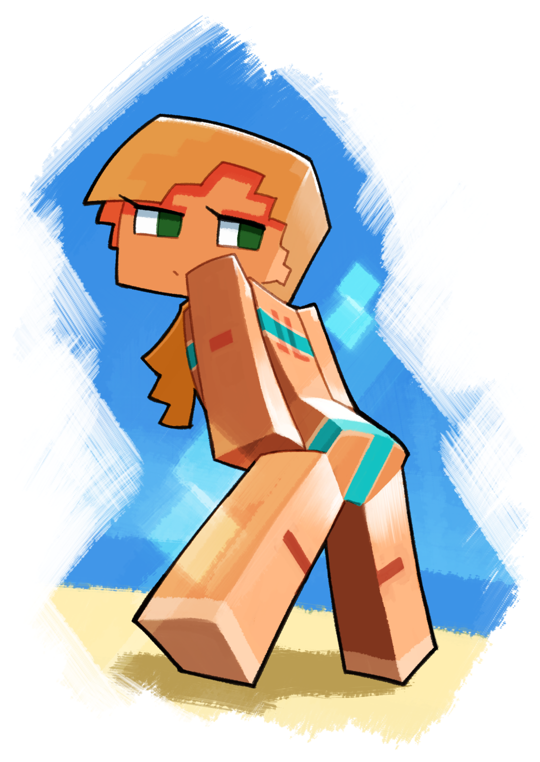 Mod desnudo en Minecraft