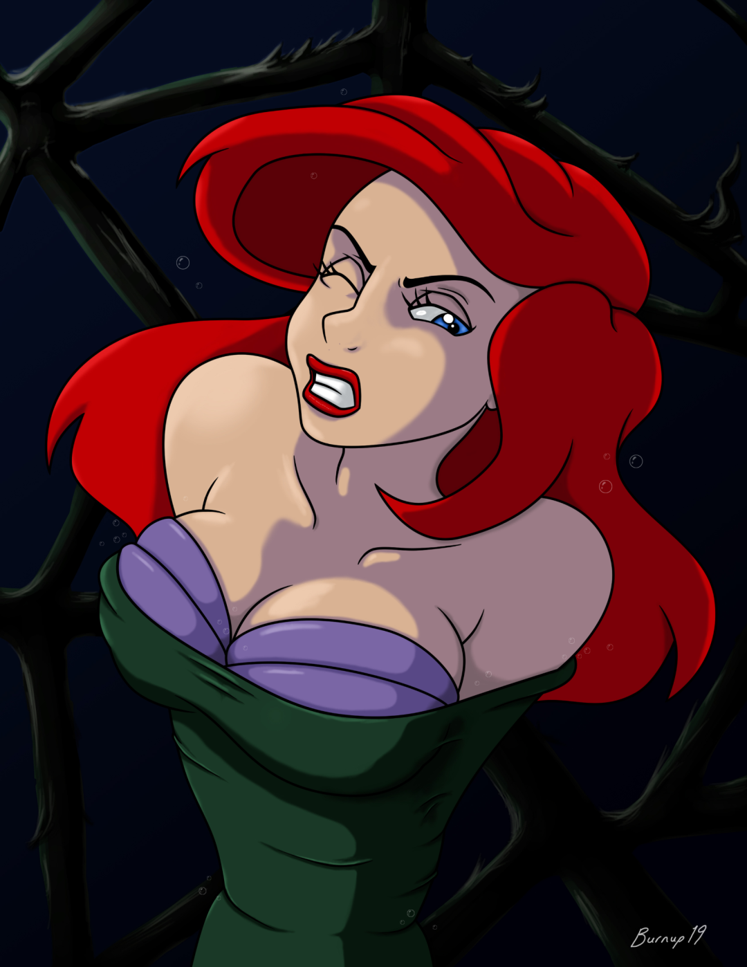 Ariel y Mulanti Hentai lesbiana