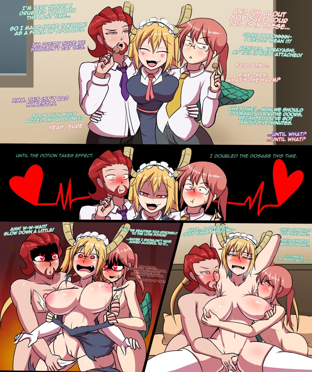 Elma del dragón maid hentai