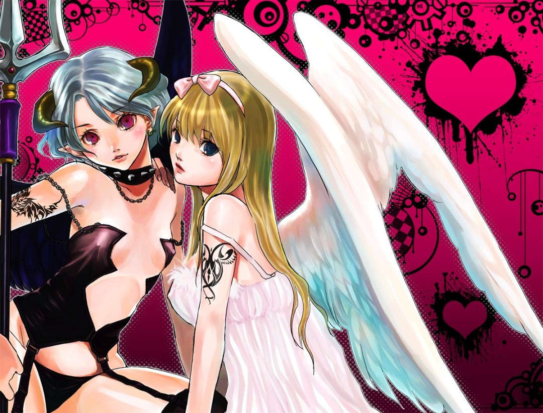 Anime Angel y Demon Yuri