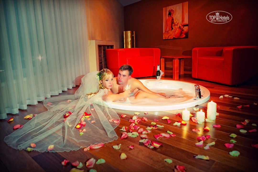 Noche romántica en el hotel