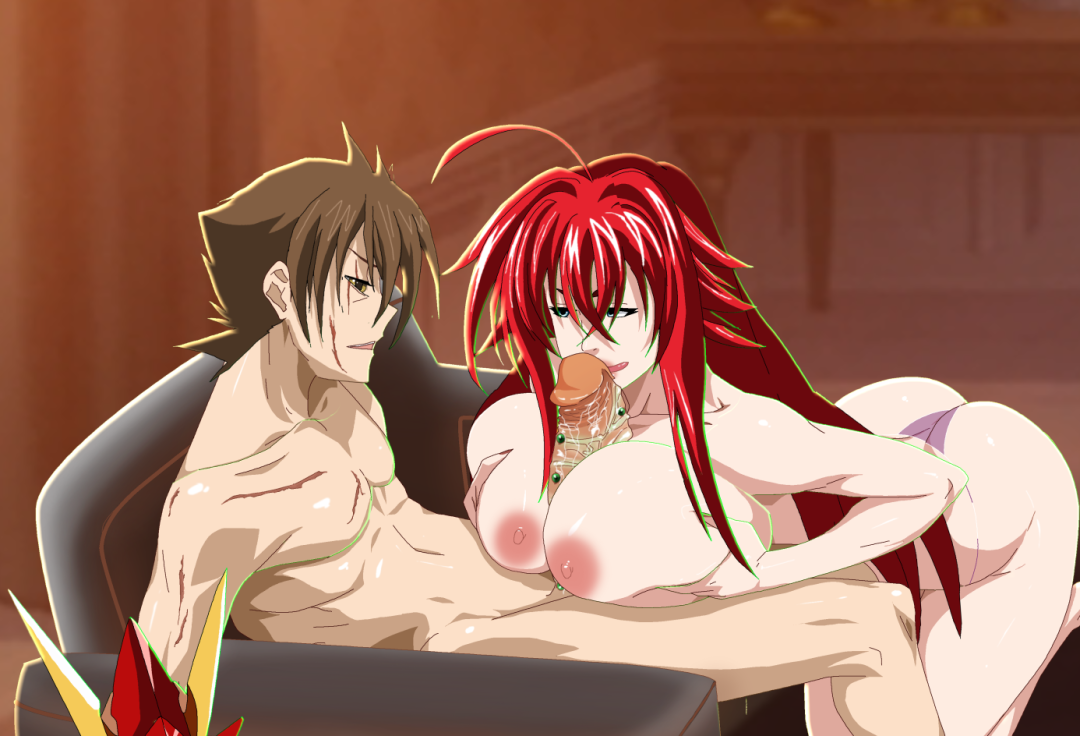 Demonios de la escuela secundaria Rias e Issei Hentai