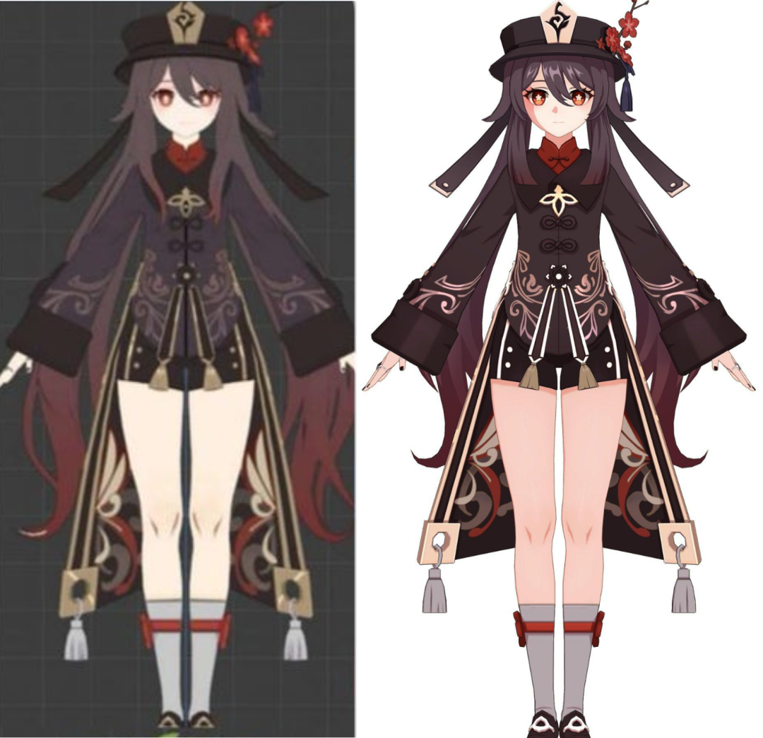 Hu Tao en pleno crecimiento del impacto de Genshin