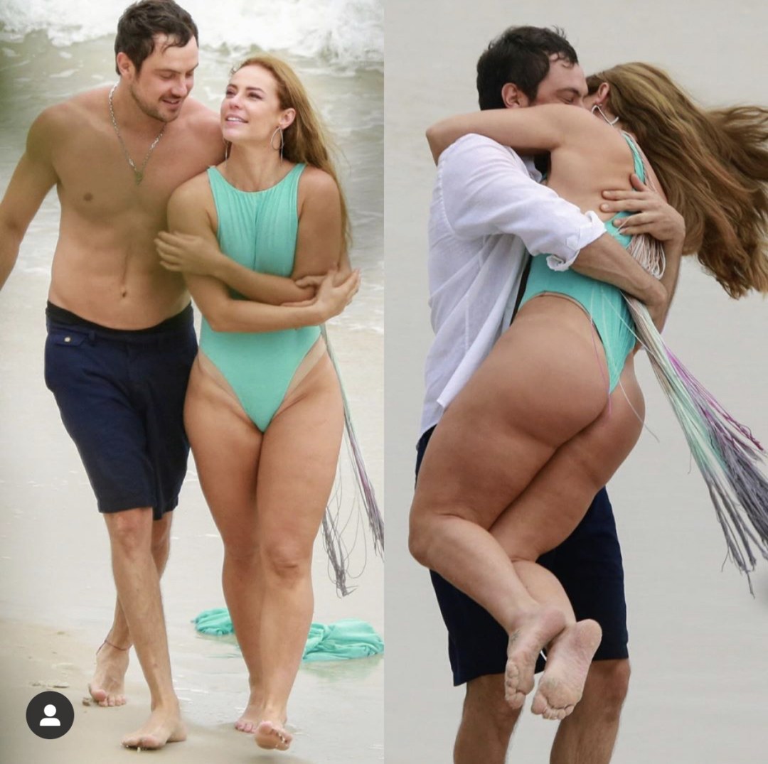 William Oliveira con su esposa