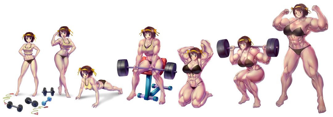 Transformación de chicas pintadas
