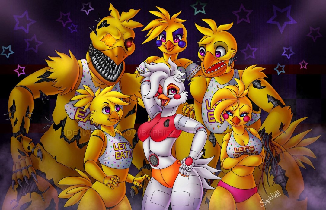 FNAF Art Mangle y esa chika