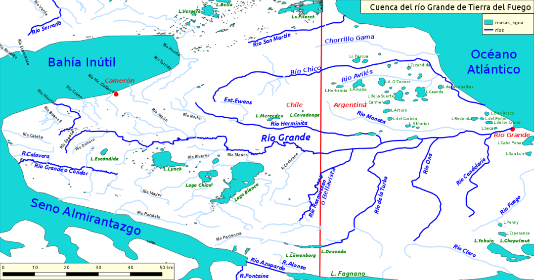 La Grand River en el mapa