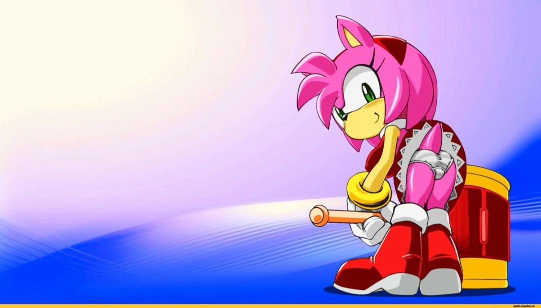 Sonic Amy Rose en bragas